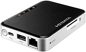 【中古】I-O DATA iPhone相応う  Wi-Fi SD歌留多指導者 スマホ申し受ける付 WFS-SR01