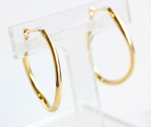 安心の定価販売 18金 K18yg K18wg フープピアス バネ 在庫有 ピアス バネ キャッチ タイプまたは カーブ フープ ピアス フープピアス 大人の地金emeron Mfd 激安単価で Www Surveal Com