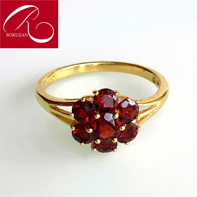 楽天市場】【碌山】シルバー ガーネット ＆ オパール リングSV925