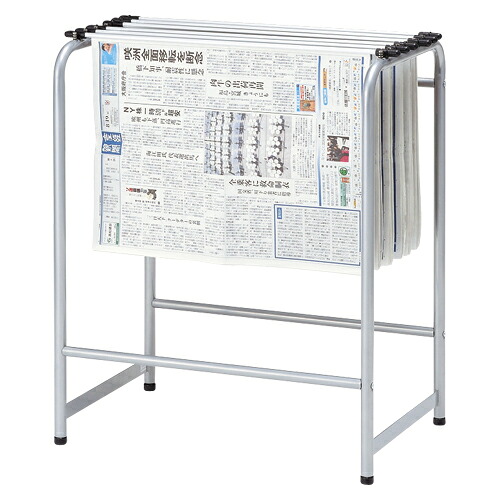 林製作所 新聞掛け(スチール製)(シルバー)|どっとカエール 支店