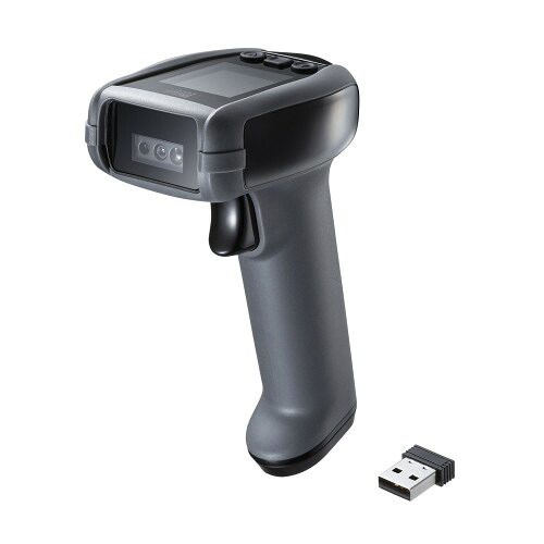 サンワサプライ 直送 2次元ワイヤレスバーコードリーダー(2.4Gワイヤレス＋Bluetooth)