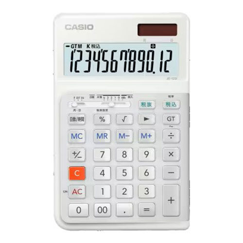 カシオ 人間工学電卓 本格実務 12桁 ジャストサイズ 6,399円