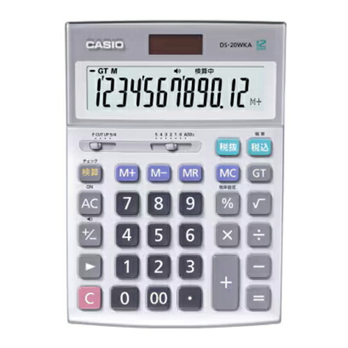 カシオ 本格実務電卓 12桁 デスクタイプ 6,090円