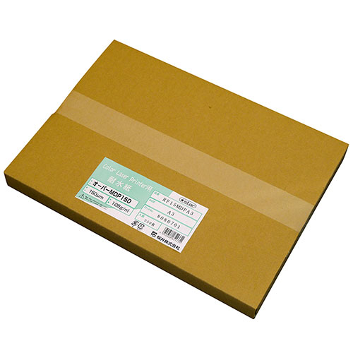 桜井　耐水紙 カラーレーザー用 オーパーMDP150　128g/m2　A3 250枚（シロ）