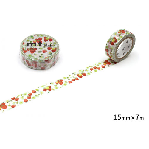 楽天市場】15mm幅マスキングテープ3柄セット・いちご : 京都文具屋