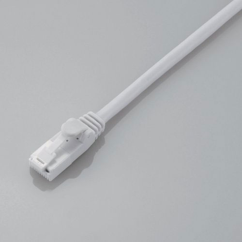 エレコム　EU RoHS指令準拠 CAT6対応 爪折れ防止 LANケーブル 30m 簡易パッケージ仕様 ホワイト（ホワイト）