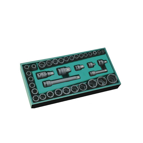 レックス　法人限定 36pcs 3 8″&1 2″（9.5mm 12.7mm）インパクトソケットセット【RS-09914】