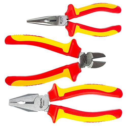 レックス 法人限定 VDE絶縁プライヤー3pcs【RS-09261】|どっとカエールコレクト