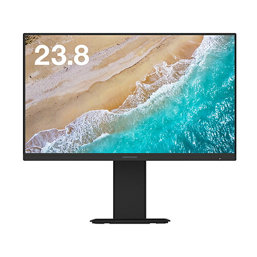 グリーンハウス　23.8型ワイドフルHD対応 LED液晶ディスプレイ