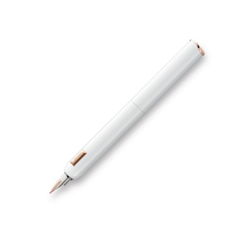 三菱鉛筆 LAMY(ラミー) ダイアログCC 万年筆 ホワイト F(細字) L81WHF|どっとカエールコレクト