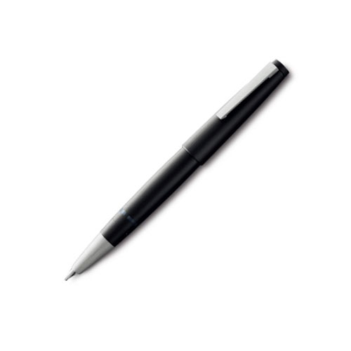 三菱鉛筆 LAMY(カラムシ)  2000 筆 黒いこと M(中字) L01M（黒いこと） 筆記具-万年筆-日用品雑貨・文房具・手芸