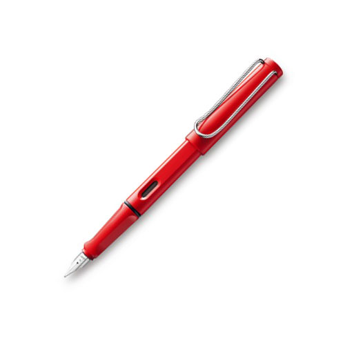三菱鉛筆　LAMY(ラミー) サファリ 万年筆 レッド M(中字)