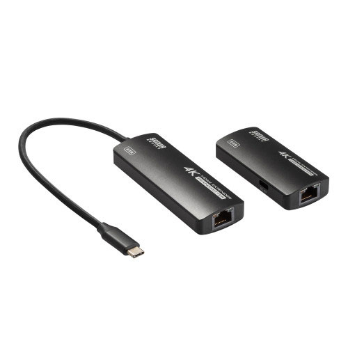サンワサプライ 直送 USB Type C-HDMI取り替えっこエクステンダー(4K相応う)