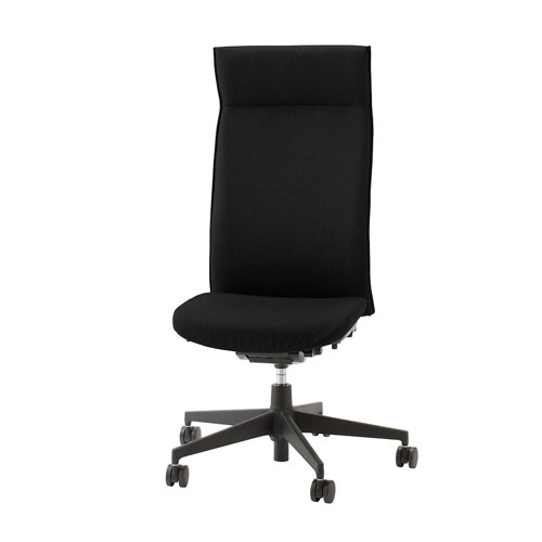ライオン事務器 法人限定 メーカー直送品 LEOオフィスチェアー LE-1855F-BK（ブラック）