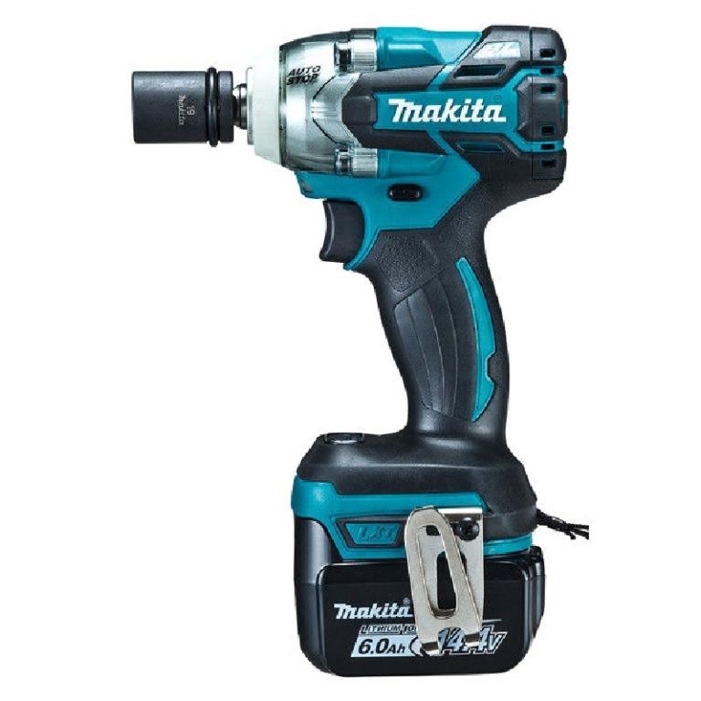 マキタ makita 申し受ける式差しひびき鍵 TW284DRGX バッテリBL1460B×２本 申し受ける器DC18RF・容れもの付