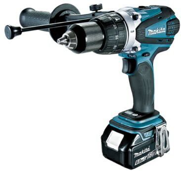 マキタ makita 申し受ける式揺りうごかすドライバドリル HP458DRGX バッテリBL1860B×２本 申し受ける器DC18RF・容れもの付