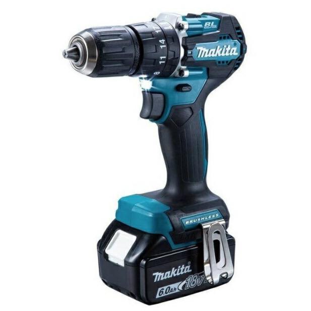マキタ makita　充電式震動ドライバドリル　HP487DRGX　バッテリBL1860B&times;２本　充電器DC18RF・ケース付｜あぁードットエム店