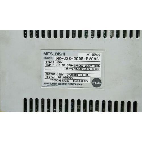 【新品 東京発 ★適格請求書発行可★ MITSUBISHI 三菱電機 MR-J2S-200B-PY096 サーボアンプ【６ヶ月保証】