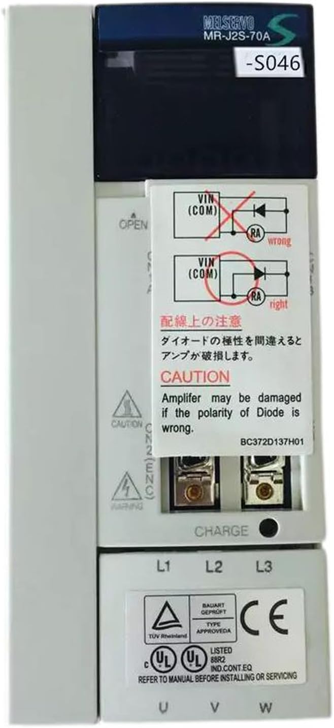 【新品 東京発 ★適格請求書発行可★】三菱 サーボアンプ MR-J2S-70A-S046【６ヶ月保証】