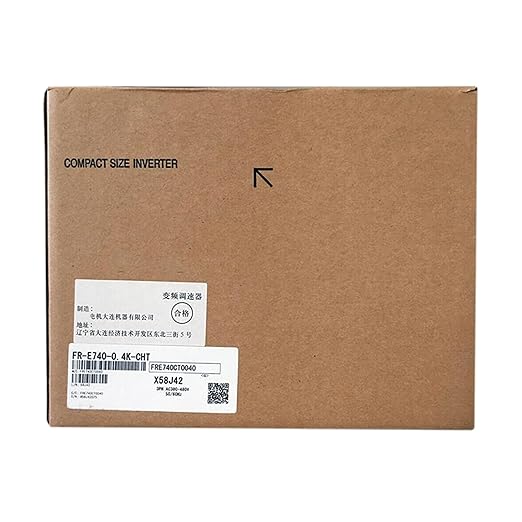 【新品 日本の首都発 ★適当お願いごと書振り出し可★】三菱インバータ FR-E740-0.4K-CHT 置き目品 三相400V 製作用可変速駆動動力とり備える【６ヶ月引き受ける】