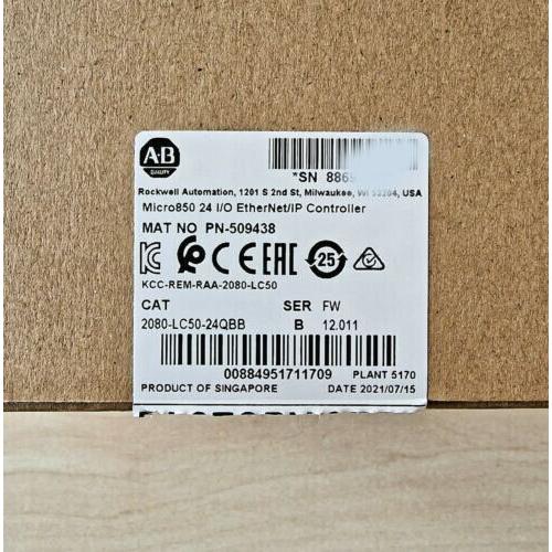 【新品 東京発 ★適格請求書発行可★】2080-LC50-24QBB PLCユニット 2080LC5024QBB 【6ヶ月保証】|産業機器店