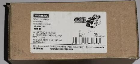 【新品 日本の首都発 ★適当お願いごと書振りだし可★】Siemens ジーメンス 電磁当たること器 24 V dc 3極 3RT2026-1KB40【６ヶ月言いはなつ】