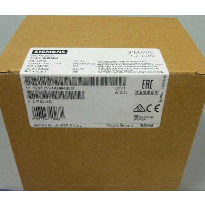 【新品 東京発 ★適格請求書発行可★】6ES7211-1AE40-0XB0 NEW S7-1200 CPU 1PC【６ヶ月保証】