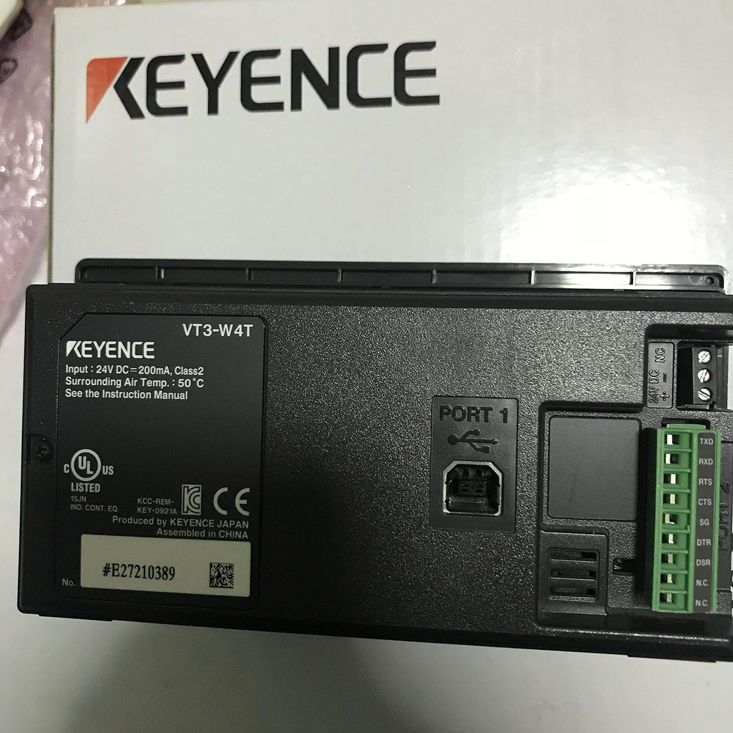 【新品 東京発 ★適格請求書発行可★】4型 TFTカラー RS-232Cタイプ タッチパネル VT3-W4T VT3 シリーズ【６ヶ月保証】｜産業機器店 76,725円