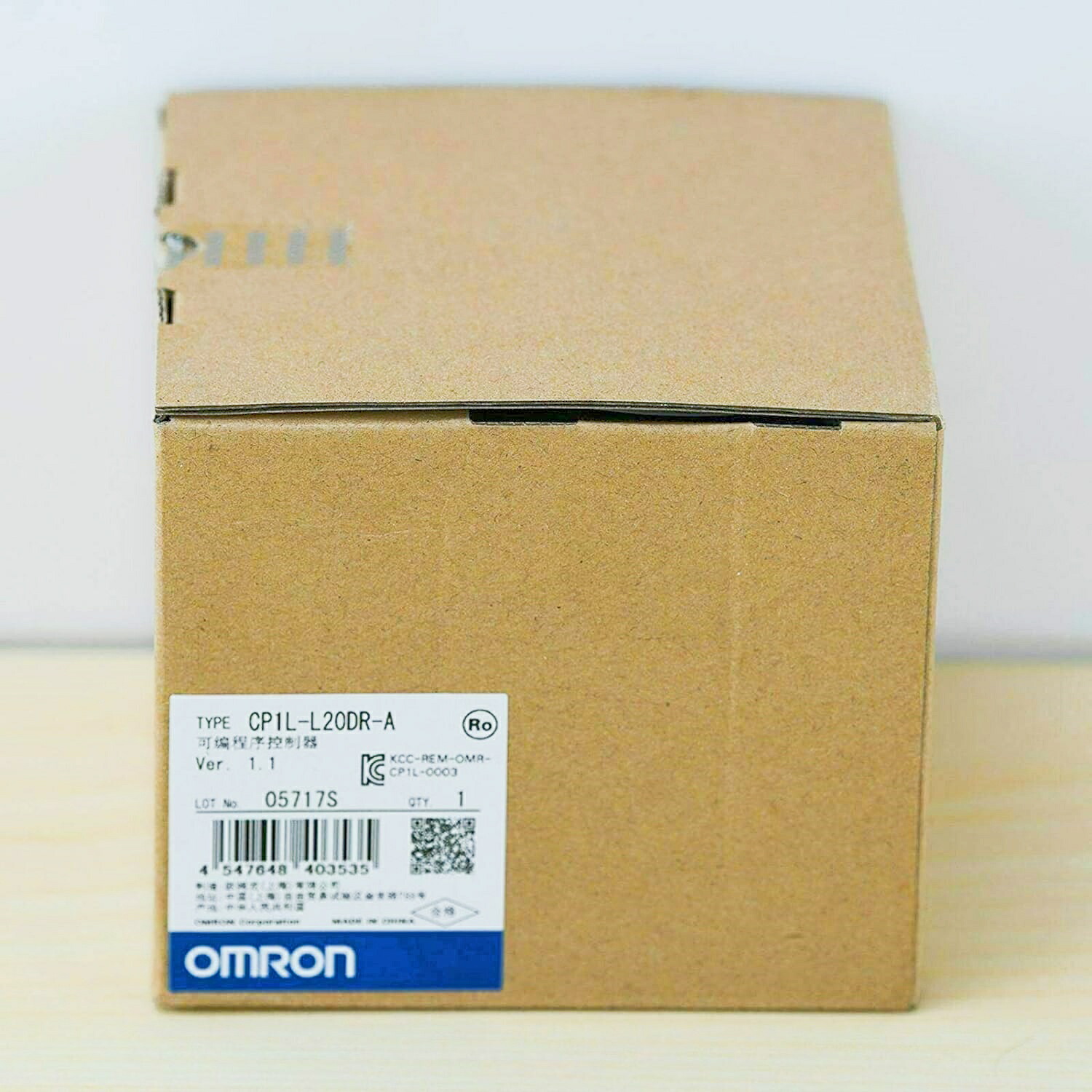 【新品 東京発 ★適格請求書発行可★】OMRON/オムロン PLC CPU装置 CP1L-L20DR-A【６ヶ月保証】