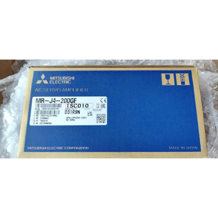 【新品 東京発 ★適格請求書発行可★】MITSUBISHI 三菱 サーボアンプ MR-J4-200GF【６ヶ月保証】｜産業機器店