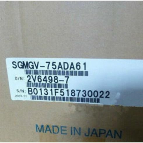 【新品 東京発 ★適格請求書発行可★】YASKAWA 安川電機 SGMGV-75ADA61 サーボモーター【6ヶ月保証】|産業機器店