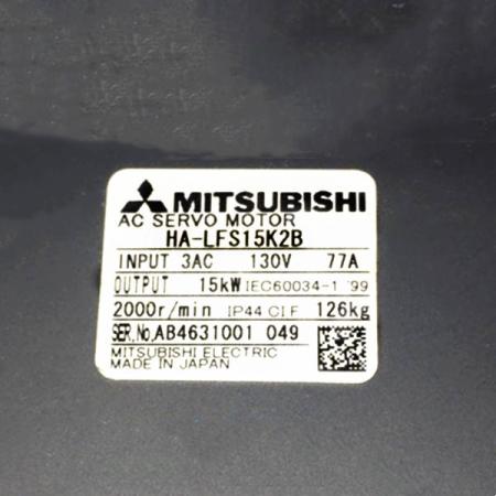 【新品 東京発 ★適格請求書発行可】★三菱 サーボモータ HA-LFS15K2B【6ヶ月保証】|産業機器店
