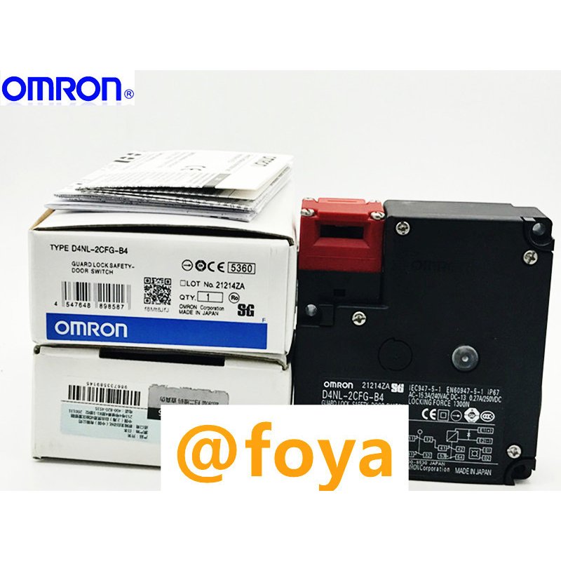 【新品 東京発 ★適格請求書発行可★】OMRON オムロンD4NL-2CFG-B4 用電磁ロック・セーフティドアスイッチ【６ヶ月保証】｜産業機器店