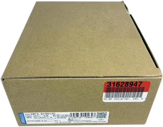 【新品 東京発 ★適格請求書発行可★】OMRON オムロン S8FS-G10012C 12VDC 8.5A 用 スイッチ電源【６ヶ月保証】