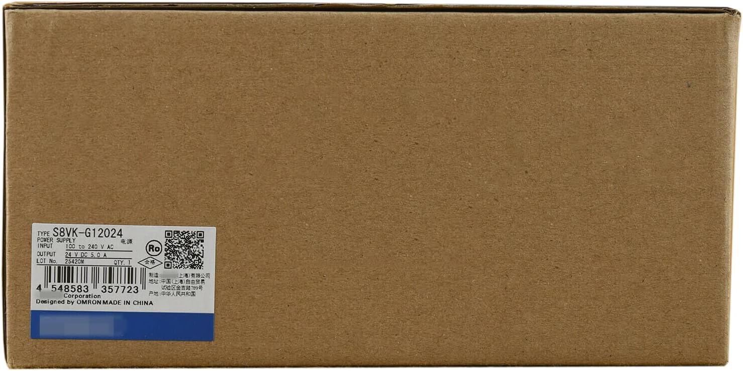 【新品 東京発 ★適格請求書発行可★】OMRON オムロン S8VK-G12024 24VDC 5.0A 用 スイッチ電源【６ヶ月保証】