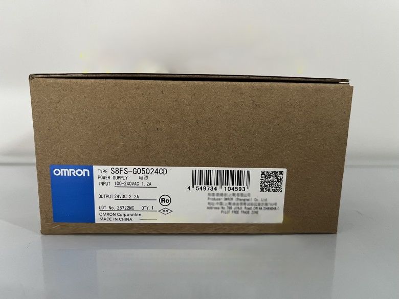 【新品 東京発 ★適格請求書発行可★】OMRON オムロン S8FS-G05024CD 24VDC 2.2A 用 スイッチ電源【６ヶ月保証】