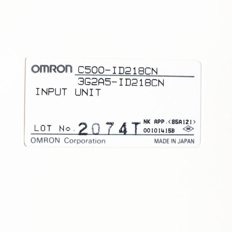 【新品 東京発 ★適格請求書発行可★】 OMRON プログラマブルコントローラαシリーズ C500-ID218CN【6ヶ月保証】|産業機器店