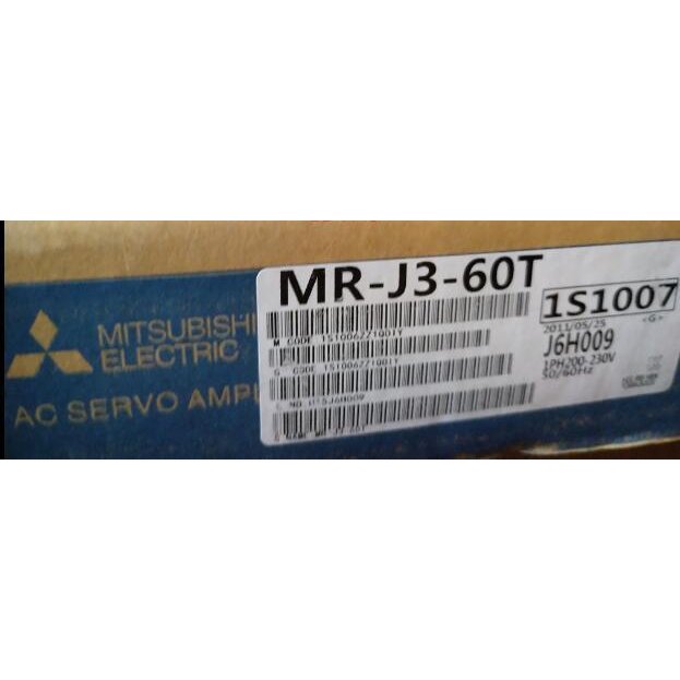 【新品 東京発 ★適格請求書発行可★】 MITSUBISHI/三菱 MR-J3-60T サーボアンプ【６ヶ月保証】｜産業機器店