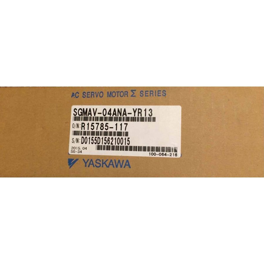 【新品 日本の首都発 ★適当お願いごと書振り出し可★】YASKAWA サーボ原動機 SGMAV-04ANA-YR13【６ヶ月引き受ける】