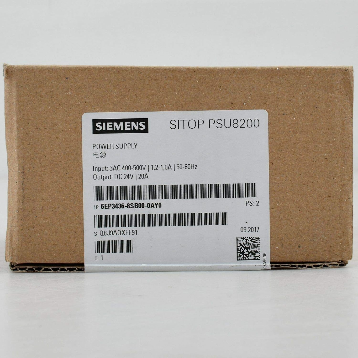 【新品 東京発 ★適格請求書発行可★】SIEMENS/シーメンス 6EP3436-8SB00-0AY0【６ヶ月保証】