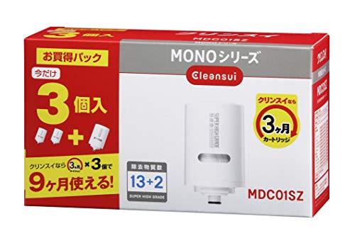 楽天市場】浄水器 クリンスイMONO カートリッジ 2個入 MDC01SW : Pro