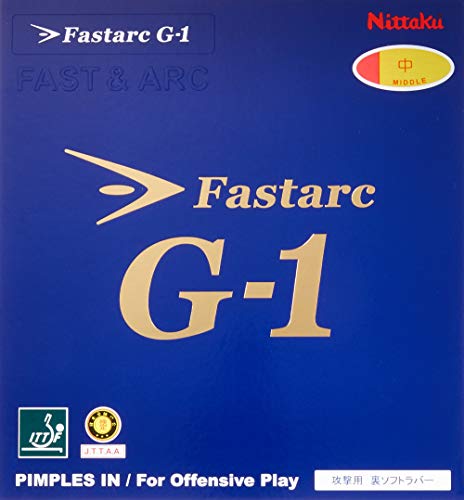 ニッタク(Nittaku) 卓球 ラバー ファスタークG-1 裏ソフト テンション レッド 厚 NR8702
