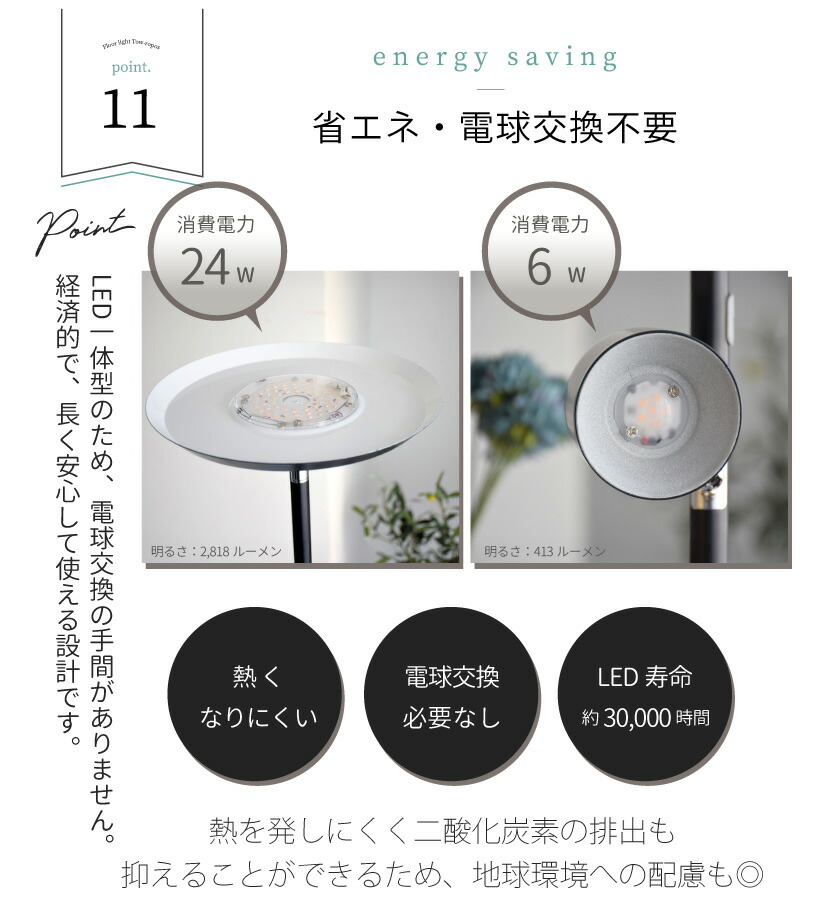 10％OFFクーポン☆30日有効】 フロアライト LED 調光 間接照明