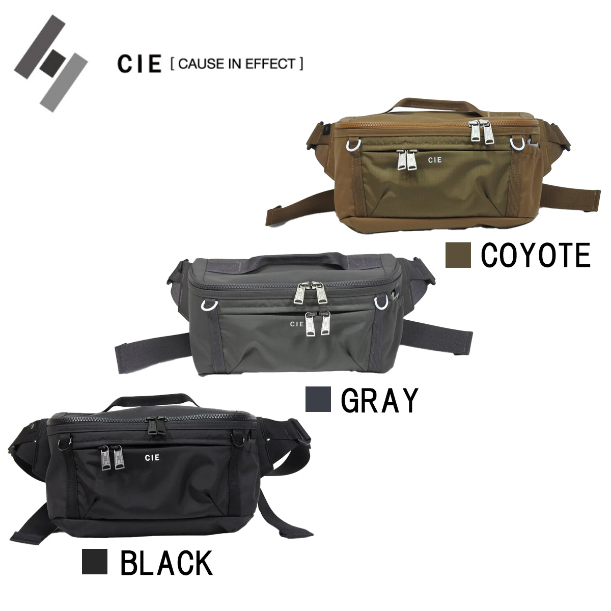 シー CIE ボディバッグ PRIOR WAIST PACK ボディバッグ 035002 【正規販売店】