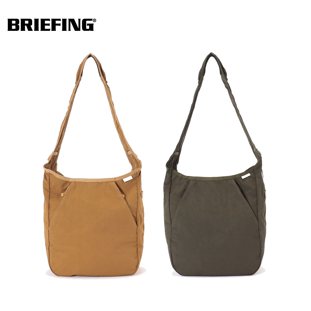ブリーフィング ショルダーバッグ BRIEFING HOBO BAG TALL MC ショルダーバッグ 18.4L メンズ レディース BRA253L65 【正規販売店】|Double Edge