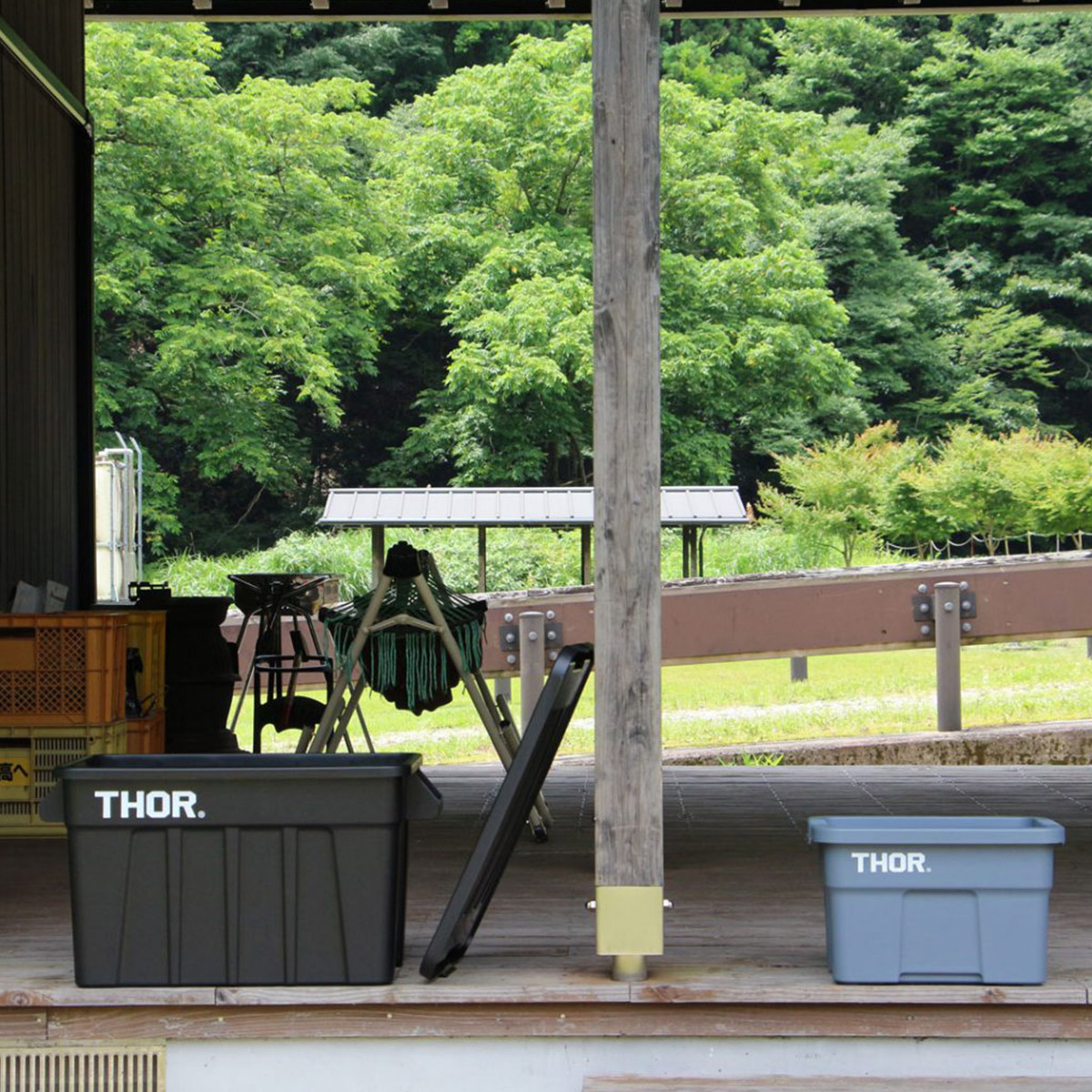 ディテール コンテナボックス GOODS Trust Thor Large Totes With Lid “53L DETAIL 329253 休日限定