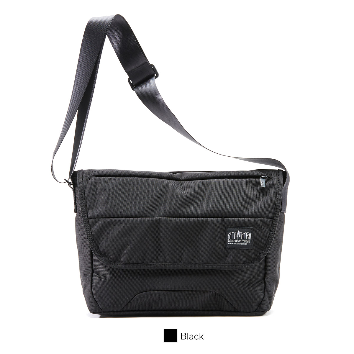 マンハッタンポーテージ ブラックレーベル メッセンジャーバッグ ショルダー A4対応 THE MET MESSENGER BAG メンズ レディース 通学 MP1481BL-BB NV1 Manhattan Portage BLACK LABEL [ノベルティプレゼント&ラッピング無料]【正規販売店】