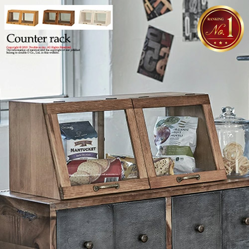 楽天市場】【レビュー特典付き】上置き 食器棚 カウンター上 収納 調味