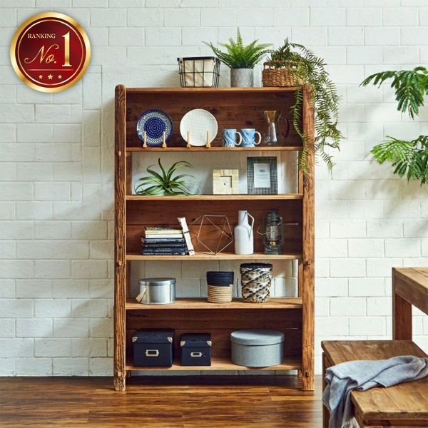 楽天市場】アンティークオーク 3段シェルフアンティーク クラシック