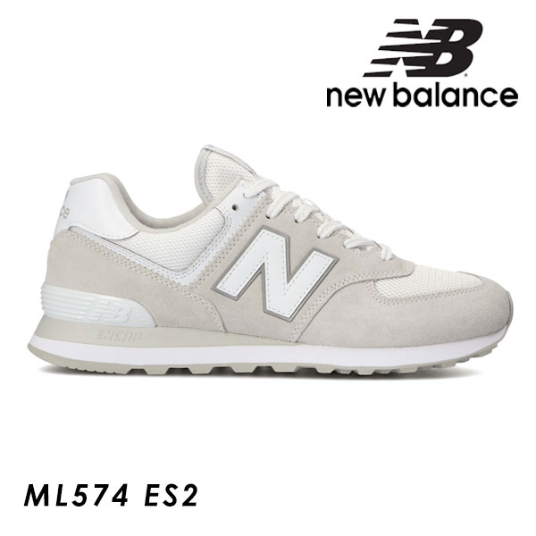 格安即決 ニューバランス New Balance 通販 Ml574 Es2 レディース シューズ 靴 スニーカー ローカット 定番 白 ホワイト オールホワイト ロゴ スポーツ ストリート アウトドア キャンプ カジュアル 通勤 通学 ギフト お揃い ペア Ml574es2 魅了 Vet Cu Edu Eg